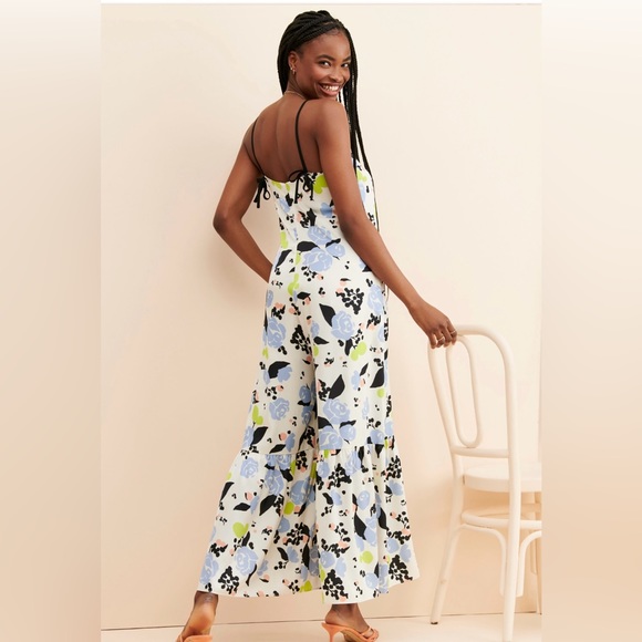 Anthropology Blue Rose Jumpsuit - Picture 2 of 11